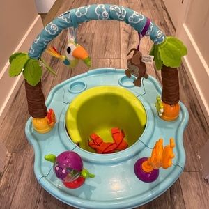 Baby door way bouncer and support seat